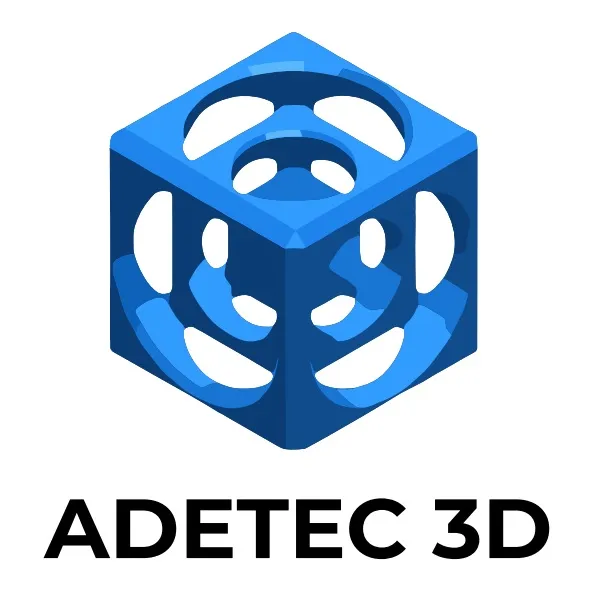Logo da AdeTec3D - Empresa especializada em impressão 3D e prototipagem rápida